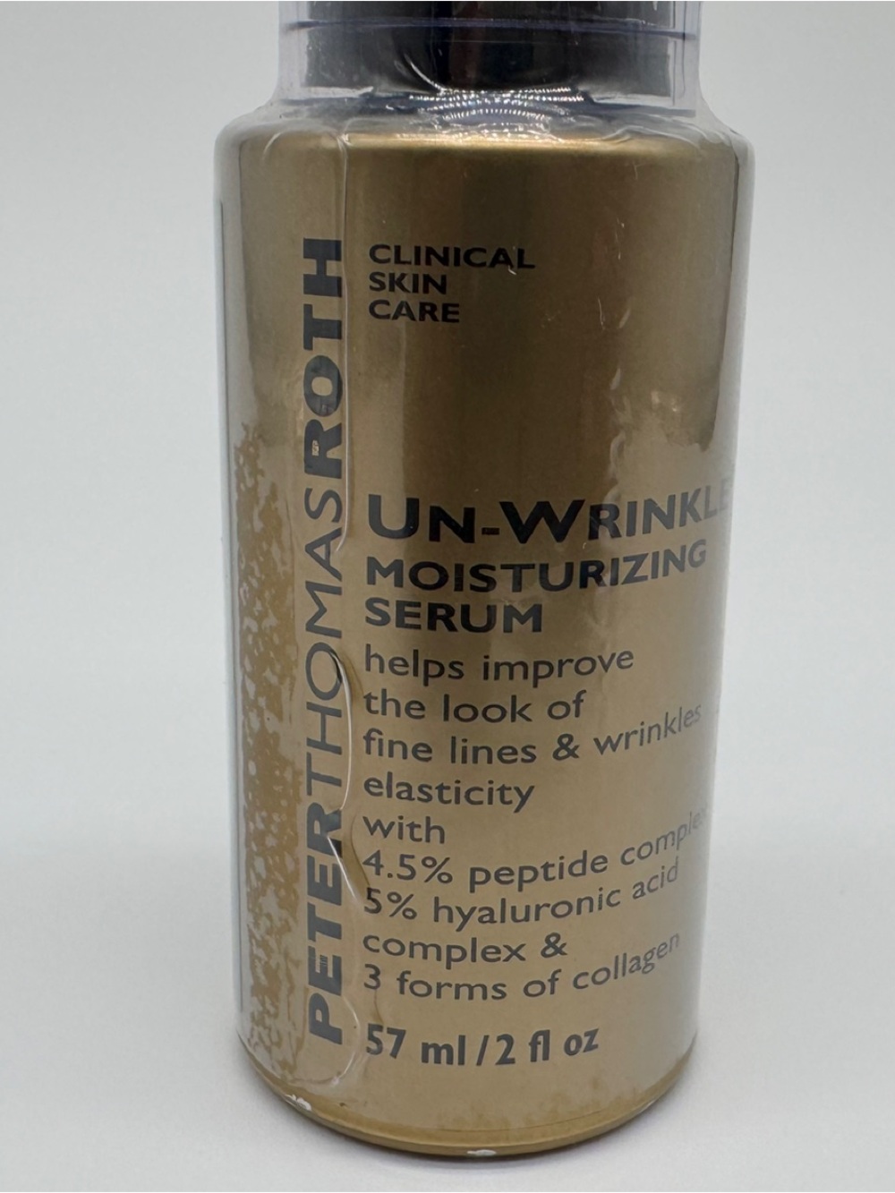 Peter Thomas Roth Un-Wrinkle Moisturizing Serum 2 oz Anti-Aging Hyaluronic Acid - Picture 2 of 5